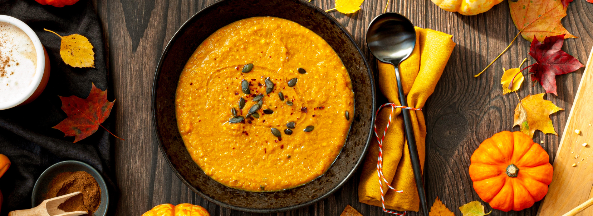 Spicy pumpkin soup